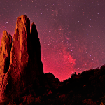 Garden of The Gods At Night